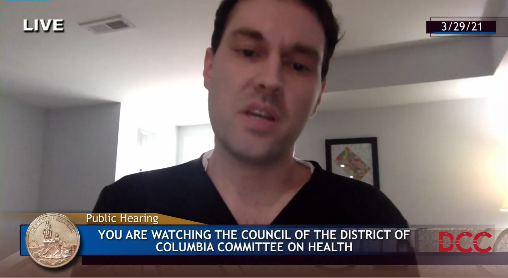 Dr. Peebles Health hearing 3.2021