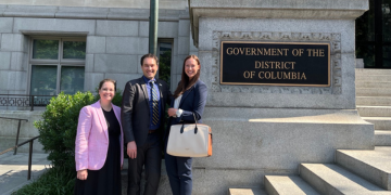 Three participants in MSDC Advocacy Day