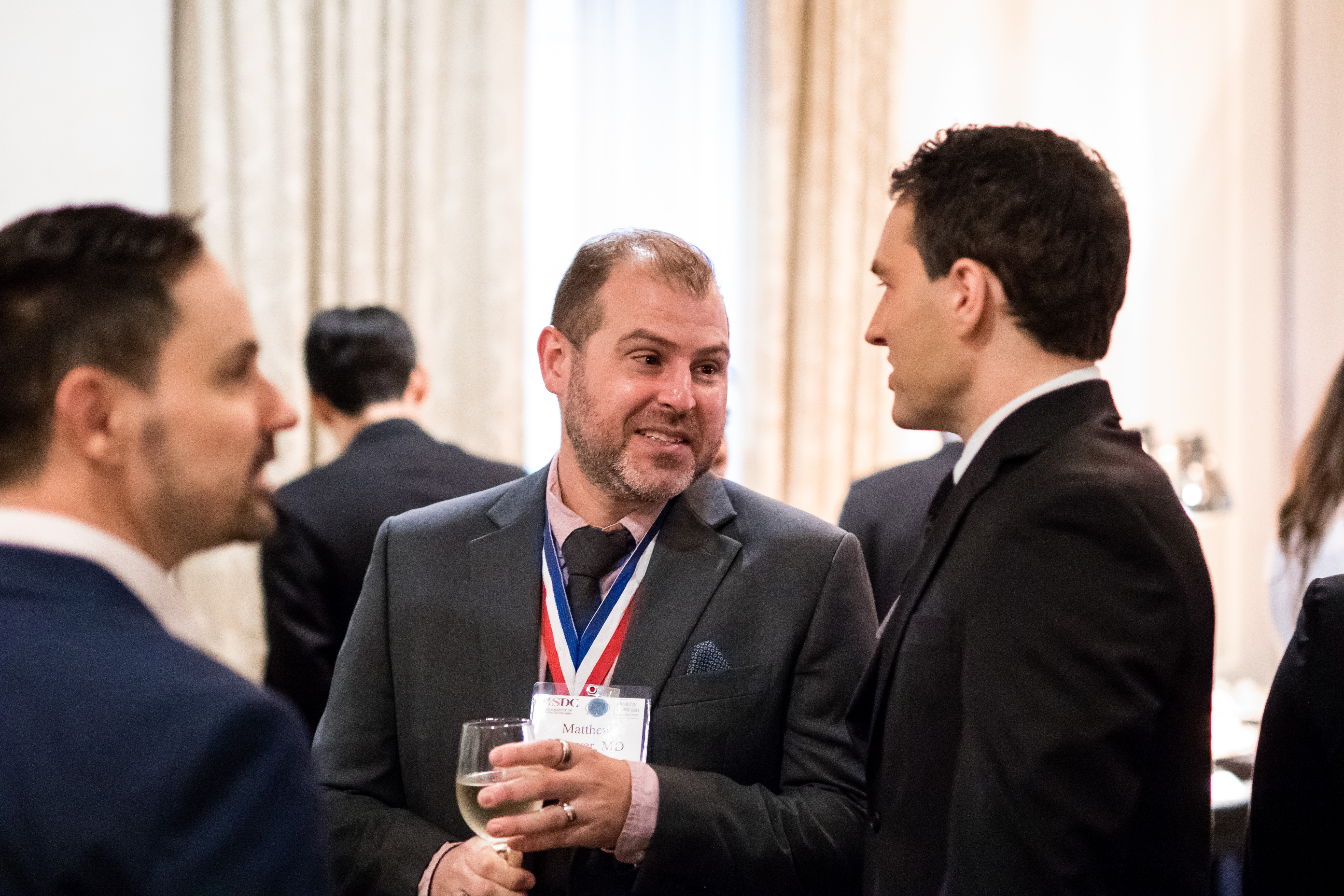 Picture of Drs. Peebles and Lecuyer at 2026 annual meeting