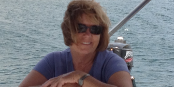 Dr. Laurie Duncan sailing
