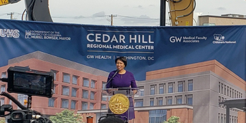 Mayor Bowser at Cedar Hill